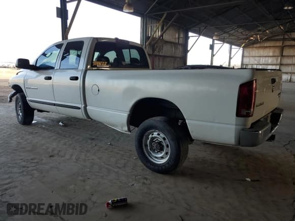 ✅ 2005 Dodge 3500 SLT • VIN: 3D7LS38C55G791397 • Lot: 91836645. Listed on Copart with 220,234 mi. Free auction sales archive from the USA and detailed vehicle history report at DreamBid. Image 2.