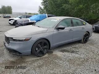 ✅ 2024 Honda Accord Sport-L • VIN: 1HGCY2F7XRA065842 • Лот: 65931575. Опубликован ранее на Copart с пробегом 39 335 миль. Бесплатный доступ к архиву аукционных продаж из США и подробный отчёт об истории автомобиля на DreamBid. Изображение 1.