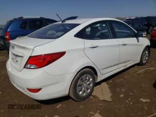 2016 Hyundai Accent SE with VIN KMHCT4AE5GU092212, listed as a Copart auction lot 47585043 with 107,589 mi miles and . Bid and sale history available at DreamBid. Image 3.