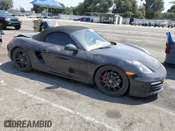 ✅ 2015 Porsche Boxster S • VIN: WP0CB2A81FS140756 • Лот: 69076025. Опубликован ранее на Copart с пробегом 25 876 миль. Бесплатный доступ к архиву аукционных продаж из США и подробный отчёт об истории автомобиля на DreamBid. Изображение 4.