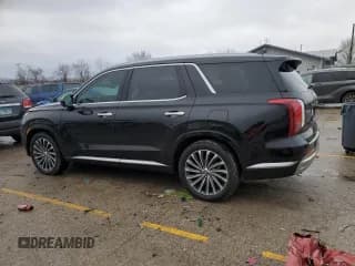 ✅ 2023 Hyundai Palisade Calligraphy • VIN: KM8R74GE8PU554252 • Лот: 87265314. Опубликован ранее на Copart с пробегом 35 653 миль. Бесплатный доступ к архиву аукционных продаж из США и подробный отчёт об истории автомобиля на DreamBid. Изображение 2.