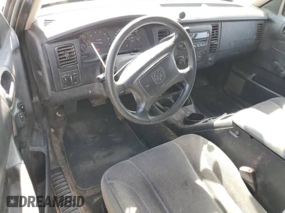 2002 Dodge Dakota with VIN 1B7GL12X32S716758, listed as a Copart auction lot 61710754 with 265,494 mi miles and Salvage title. Bid and sale history available at DreamBid. Image 8.