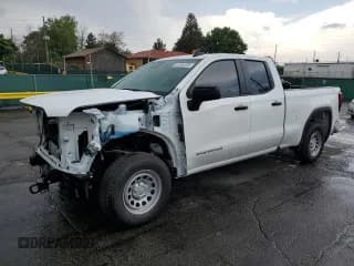 ✅ 2025 GMC Sierra 1500 Pro • VIN: 1GTRUAEK9SZ151400 • Лот: 61049795. Опубликован ранее на Copart с пробегом Не указан. Бесплатный доступ к архиву аукционных продаж из США и подробный отчёт об истории автомобиля на DreamBid. Изображение 1.