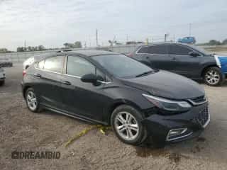 2017 Chevrolet Cruze LT with VIN 3G1BE6SM5HS577519, listed as a Copart auction lot 83866805 with 64,924 mi miles and Salvage title. Bid and sale history available at DreamBid. Image 4.