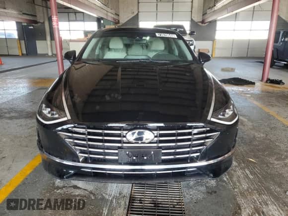 2021 Hyundai Sonata Blue with VIN KMHL24JJ8MA025813, listed as a Copart auction lot 71070645 with 61,628 mi miles and Clean title. Bid and sale history available at DreamBid. Image 5.