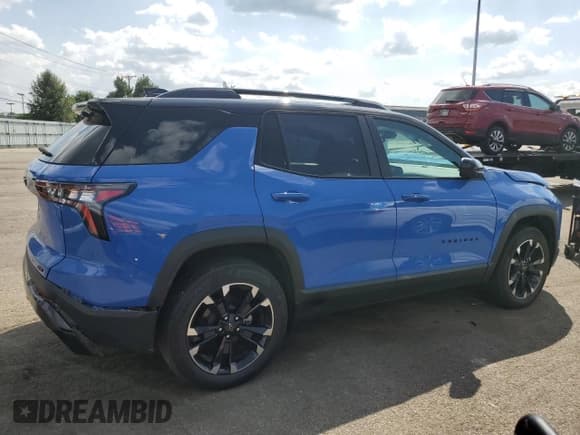 ✅ 2025 Chevrolet Equinox AWD RS • VIN: 3GNAXTEG8SL308649 • Lot: 68537095. Wystawiony na Copart z przebiegiem 5 598 mil. Bezpłatny archiwum sprzedaży aukcyjnych z USA i szczegółowy raport historii pojazdu na DreamBid. Zdjęcie 3.