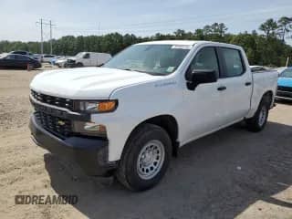 2019 Chevrolet Silverado 1500 Work Truck z VIN 1GCPWAEF0KZ310812, wystawiony jako Copart lot #55508785 z przebiegiem 141 330 mil mil oraz Szkoda całkowita • Salvage title. Historia ofert i sprzedaży dostępna na DreamBid. Obrazek 1.