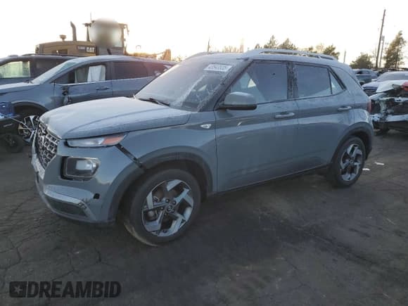✅ 2022 Hyundai Venue Limited • VIN: KMHRC8A37NU147210 • Lot: 43543535. Listed on Copart with 26,677 mi. Free auction sales archive from the USA and detailed vehicle history report at DreamBid. Image 1.