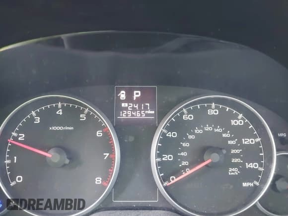 ✅ 2014 Subaru Legacy Premium • VIN: 4S3BMBC62E3018577 • Lot: 42459026. Listed on IAAI with 129,465 mi. Free auction sales archive from the USA and detailed vehicle history report at DreamBid. Image 7.