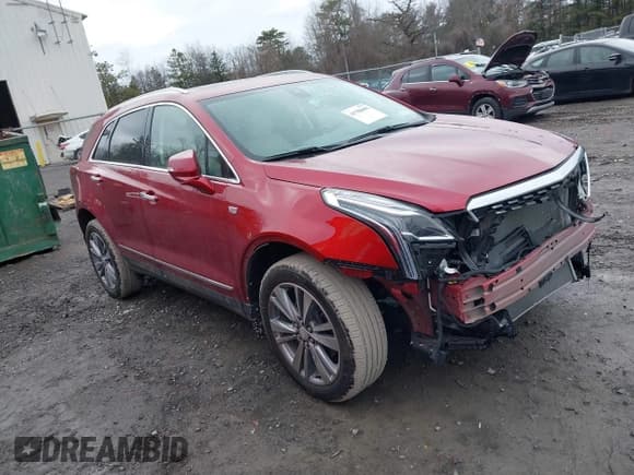 ✅ 2025 Cadillac XT5 AWD Premium Luxury • VIN: 1GYKNDR44SZ101557 • Lot: 41788890. Listed on IAAI with 5,868 mi. Free auction sales archive from the USA and detailed vehicle history report at DreamBid. Image 1.