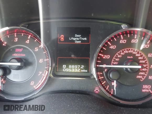 ✅ 2015 Subaru WRX STI • VIN: JF1VA2L68F9824207 • Lot: 41637409. Listed on IAAI with 95,332 mi. Free auction sales archive from the USA and detailed vehicle history report at DreamBid. Image 7.