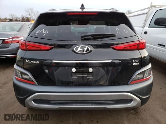 ✅ 2023 Hyundai Kona Limited • VIN: KM8K5CA34PU945326 • Лот: 41461234. Опубликован ранее на Copart с пробегом 12 726 миль. Бесплатный доступ к архиву аукционных продаж из США и подробный отчёт об истории автомобиля на DreamBid. Изображение 6.