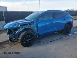 2021 Chevrolet Blazer RS с VIN 3GNKBERS8MS531165, выставлен на аукционе Copart как лот 84360375 с пробегом 70 264 миль миль и Списание • Salvage title. История ставок и продаж доступна на DreamBid. Изображение 1.