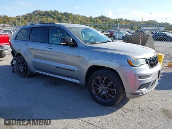 ✅ 2020 Jeep Grand Cherokee Overland • VIN: 1C4RJFCG8LC158475 • Lot: 40665109. Listed on IAAI with 77,233 mi. Free auction sales archive from the USA and detailed vehicle history report at DreamBid. Image 1.