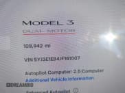 ✅ 2018 Tesla Model 3 Long Range Battery • VIN: 5YJ3E1EB4JF181007 • Lot: 43580607. Wystawiony na IAAI z przebiegiem 109 942 mil. Bezpłatny archiwum sprzedaży aukcyjnych z USA i szczegółowy raport historii pojazdu na DreamBid. Zdjęcie 16.