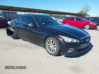 ✅ 2015 Infiniti Q50 Premium • VIN: JN1BV7AP0FM344284 • Lot: 43582071. Listed on IAAI with 140,276 mi. Free auction sales archive from the USA and detailed vehicle history report at DreamBid. Image 1.
