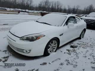 2007 Hyundai Tiburon GS z VIN KMHHM66D67U254976, wystawiony jako Copart lot #87434194 z przebiegiem Nie podano mil oraz Czysty tytuł • Clean title. Historia ofert i sprzedaży dostępna na DreamBid. Obrazek 1.