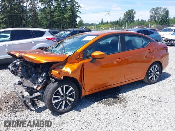 ✅ 2022 Nissan Versa SV • VIN: 3N1CN8EVXNL866786 • Lot: 42603467. Listed on IAAI with 24,055 mi. Free auction sales archive from the USA and detailed vehicle history report at DreamBid. Image 18.