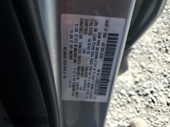 ✅ 2014 Mazda CX-5 Grand Touring • VIN: JM3KE2DY3E0365910 • Lot: 82513865. Listed on Copart with 122,834 mi. Free auction sales archive from the USA and detailed vehicle history report at DreamBid. Image 13.