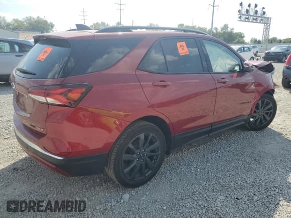 ✅ 2023 Chevrolet Equinox RS • VIN: 3GNAXWEG4PS161227 • Lot: 81867325. Listed on Copart with 23,368 mi. Free auction sales archive from the USA and detailed vehicle history report at DreamBid. Image 3.