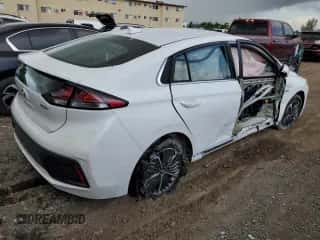 2020 Hyundai Ioniq SEL with VIN KMHC75LD6LU227707, listed as a Copart auction lot 59857593 with 20,631 mi miles and . Bid and sale history available at DreamBid. Image 3.