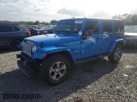 ✅ 2016 Jeep Wrangler Unlimited Sahara • VIN: 1C4BJWEG3GL291469 • Lot: 81959595. Listed on Copart with 70,782 mi. Free auction sales archive from the USA and detailed vehicle history report at DreamBid. Image 1.