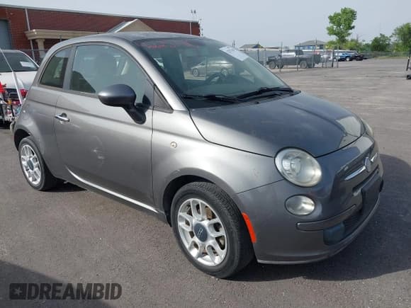 ✅ 2012 FIAT 500 Pop • VIN: 3C3CFFAR7CT124595 • Lot: 42257410. Listed on IAAI with 96,608 mi. Free auction sales archive from the USA and detailed vehicle history report at DreamBid. Image 1.