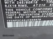 ✅ 2018 Volkswagen Atlas S • VIN: 1V2AP2CA9JC559979 • Lot: 43932041. Wystawiony na IAAI z przebiegiem Nie podano. Bezpłatny archiwum sprzedaży aukcyjnych z USA i szczegółowy raport historii pojazdu na DreamBid. Zdjęcie 9.