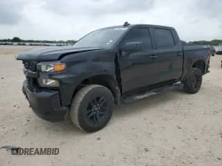 2022 Chevrolet Silverado 1500 Custom Trail Boss с VIN 3GCPYCEK5NG138672, выставлен на аукционе Copart как лот 54887515 с пробегом 54 125 миль миль и Списание • Salvage title. История ставок и продаж доступна на DreamBid. Изображение 1.