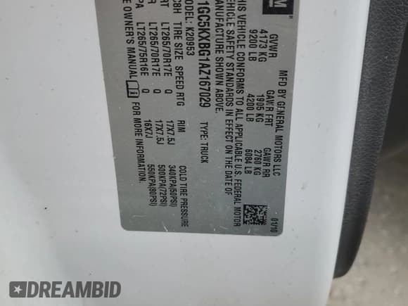 ✅ 2010 Chevrolet Silverado 2500HD LT • VIN: 1GC5KXBG1AZ167029 • Лот: 82366385. Опубликован ранее на Copart с пробегом 211 197 миль. Бесплатный доступ к архиву аукционных продаж из США и подробный отчёт об истории автомобиля на DreamBid. Изображение 12.