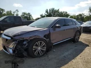 ✅ 2024 Cadillac LYRIQ Luxury • VIN: 1GYKPRRL5RZ123687 • Lot: 66352295. Wystawiony na Copart z przebiegiem 10 056 mil. Bezpłatny archiwum sprzedaży aukcyjnych z USA i szczegółowy raport historii pojazdu na DreamBid. Zdjęcie 1.