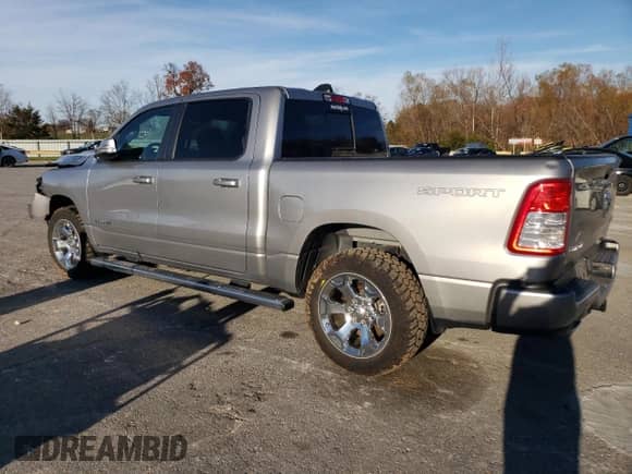 2022 Ram 1500 Lone Star with VIN 1C6SRFFT5NN232761, listed as a Copart auction lot 81259144 with 77,320 mi miles and Salvage title. Bid and sale history available at DreamBid. Image 2.