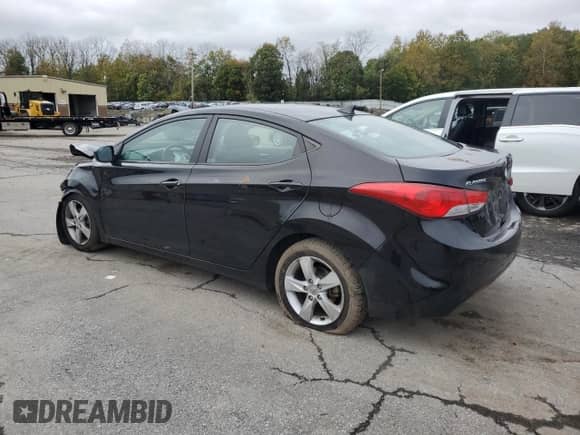 2012 Hyundai Elantra Limited with VIN KMHDH4AE1CU185793, listed as a Copart auction lot 85709425 with 150,695 mi miles and Salvage title. Bid and sale history available at DreamBid. Image 2.