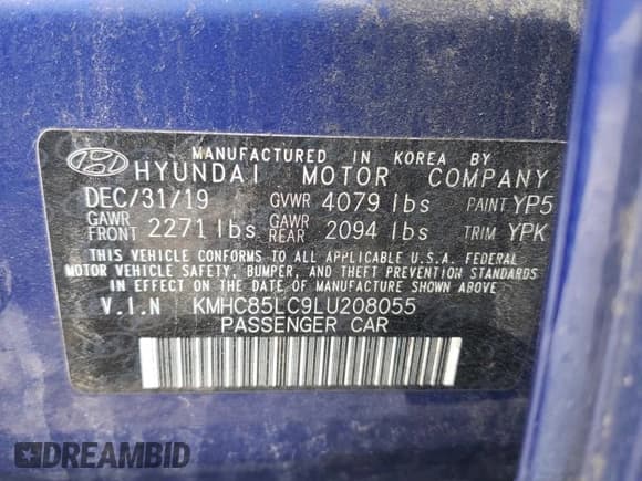 ✅ 2020 Hyundai Ioniq SEL • VIN: KMHC85LC9LU208055 • Lot: 78798754. Wystawiony na Copart z przebiegiem Nie podano. Bezpłatny archiwum sprzedaży aukcyjnych z USA i szczegółowy raport historii pojazdu na DreamBid. Zdjęcie 15.