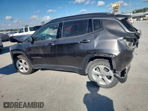 ✅ 2021 Jeep Compass Latitude • VIN: 3C4NJCBB8MT509989 • Lot: 85675155. Listed on Copart with Not provided. Free auction sales archive from the USA and detailed vehicle history report at DreamBid. Image 2.