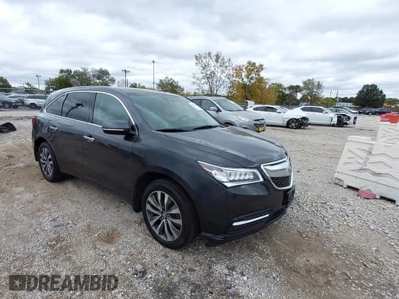 ✅ 2016 Acura MDX Technology • VIN: 5FRYD4H45GB027324 • Lot: 43505273. Listed on IAAI with 97,116 mi. Free auction sales archive from the USA and detailed vehicle history report at DreamBid. Image 1.