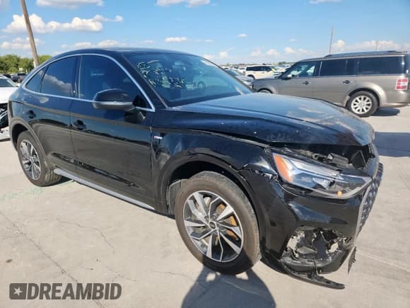 ✅ 2022 Audi Q5 Sportback S line Premium Plus • VIN: WA15AAFY0N2122983 • Lot: 85507325. Listed on Copart with 18,232 mi. Free auction sales archive from the USA and detailed vehicle history report at DreamBid. Image 4.