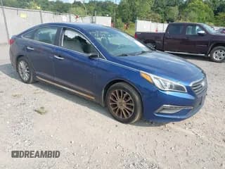 ✅ 2015 Hyundai Sonata Sport • VIN: 5NPE34AF6FH182743 • Лот: 43139687. Опубликован ранее на IAAI с пробегом 100 112 миль. Бесплатный доступ к архиву аукционных продаж из США и подробный отчёт об истории автомобиля на DreamBid. Изображение 1.