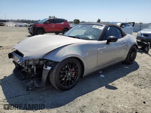 ✅ 2023 Mazda MX-5 Miata Club • VIN: JM1NDAC70P0552455 • Lot: 68377024. Listed on Copart with 13,016 mi. Free auction sales archive from the USA and detailed vehicle history report at DreamBid. Image 1.