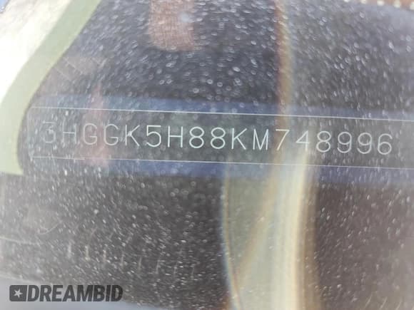 ✅ 2019 Honda Fit EX • VIN: 3HGGK5H88KM748996 • Lot: 92603115. Listed on Copart with 58,098 mi. Free auction sales archive from the USA and detailed vehicle history report at DreamBid. Image 12.