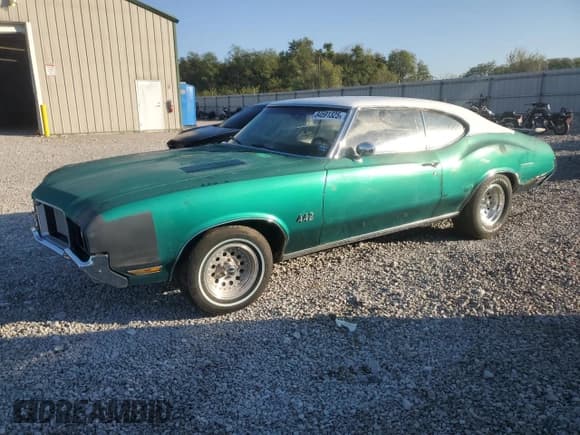 ✅ 1972 Oldsmobile Cutlass • VIN: 3G87H2M101964 • Лот: 84591325. Опубликован ранее на Copart с пробегом 254 692 миль. Бесплатный доступ к архиву аукционных продаж из США и подробный отчёт об истории автомобиля на DreamBid. Изображение 1.