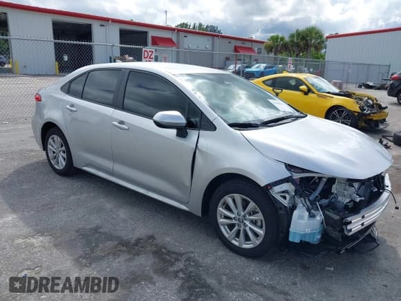 ✅ 2025 Toyota Corolla Hybrid SE • VIN: JTDBCMFE7S3105937 • Лот: 43286436. Опубликован ранее на IAAI с пробегом 538 миль. Бесплатный доступ к архиву аукционных продаж из США и подробный отчёт об истории автомобиля на DreamBid. Изображение 1.