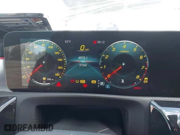 ✅ 2021 Mercedes-Benz A 35 AMG • VIN: W1K3G5BB0MJ266385 • Lot: 42040181. Listed on IAAI with 37,360 mi. Free auction sales archive from the USA and detailed vehicle history report at DreamBid. Image 7.