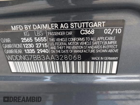 ✅ 2010 Mercedes-Benz S 550 • VIN: WDDNG7BB3AA328068 • Лот: 43454447. Опубликован ранее на IAAI с пробегом 95 505 миль. Бесплатный доступ к архиву аукционных продаж из США и подробный отчёт об истории автомобиля на DreamBid. Изображение 9.