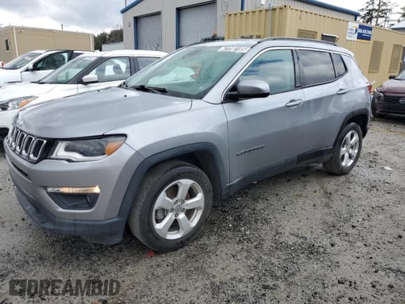 ✅ 2018 Jeep Compass Latitude • VIN: 3C4NJCBB5JT263110 • Lot: 47280185. Wystawiony na Copart z przebiegiem 123 653 mil. Bezpłatny archiwum sprzedaży aukcyjnych z USA i szczegółowy raport historii pojazdu na DreamBid. Zdjęcie 1.
