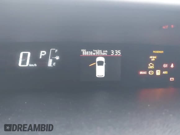 ✅ 2016 Toyota Prius One • VIN: JTDKDTB37G1125281 • Лот: 43434304. Опубликован ранее на IAAI с пробегом 88 838 миль. Бесплатный доступ к архиву аукционных продаж из США и подробный отчёт об истории автомобиля на DreamBid. Изображение 7.