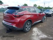 ✅ 2019 Nissan Murano SV • VIN: 5N1AZ2MS0KN133019 • Lot: 42672116. Listed on IAAI with 69,754 mi. Free auction sales archive from the USA and detailed vehicle history report at DreamBid. Image 4.