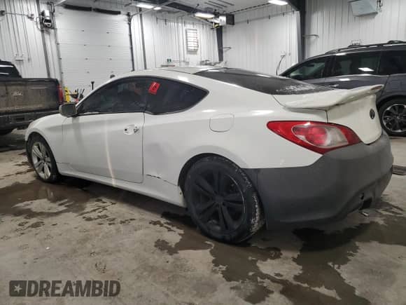 2012 Hyundai Genesis Coupe 2.0T с VIN KMHHT6KD8CU075065, выставлен на аукционе Copart как лот 87741085 с пробегом Не указан миль и Чистый • Clean title. История ставок и продаж доступна на DreamBid. Изображение 2.