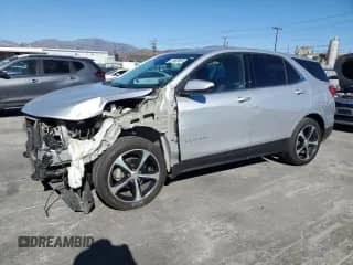 2020 Chevrolet Equinox LT z VIN 3GNAXKEV3LS697720, wystawiony jako Copart lot #71862995 z przebiegiem 44 132 mil mil oraz Szkoda całkowita • Salvage title. Historia ofert i sprzedaży dostępna na DreamBid. Obrazek 1.