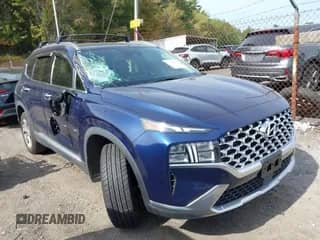 2021 Hyundai Santa Fe SEL with VIN 5NMS3DAJ0MH371194, listed as a IAAI auction lot 43300588 with 60,801 mi miles and . Bid and sale history available at DreamBid. Image 1.